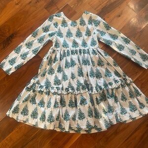 Pink Chicken Spencer Dress. Festive Forest.